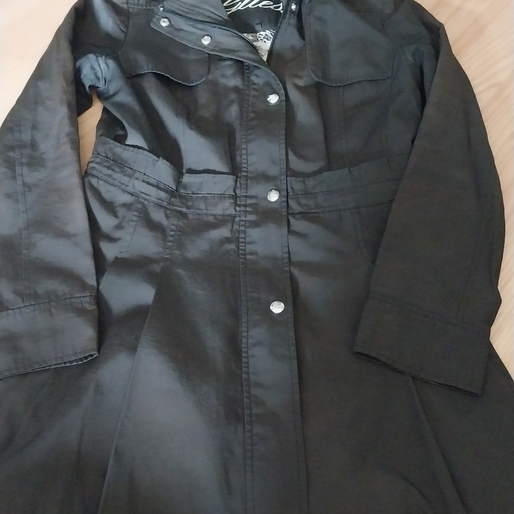 Guess Black Trench Coat for Women